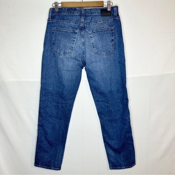 AG Adriano Goldschmied Tuxedo Stripe Ex Boyfriend Slouchy Slim Jeans Women’s 27 - Picture 5 of 13